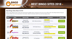 Desktop Screenshot of bingoespresso.com